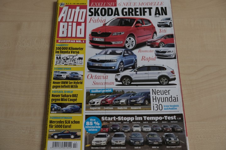 Deckblatt Auto Bild (13/2012)
